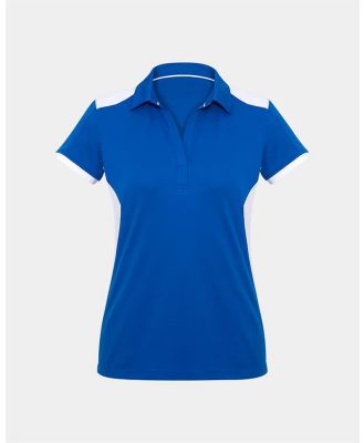 Biz Collection Women's Rival Polo-Royal/White