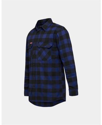Hard Yakka Foundations Check Flannel Long Sleeve Shirt