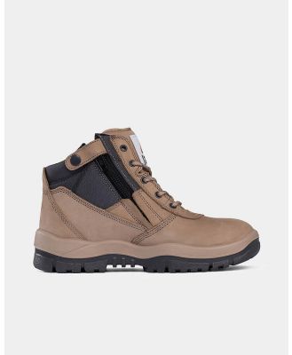 Mongrel ZipSider Safety Boot - Stone