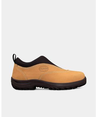 Oliver Slip On Safety Sports Shoe - Wheat