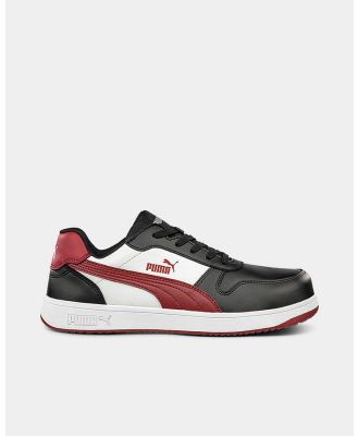 Puma Frontcourt Low Safety Shoe - Red/Black