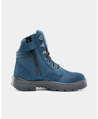 Steel Blue Southern Cross Zip Sided Safety Boot - Blue
