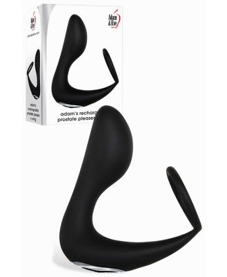 Adam and Eve 4.7 Prostate Massager with Cock Ring