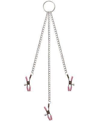 Adam and Eve Chain Me Up Adjustable Kink Nipple & Clitoral Clamps