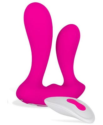 Adam and Eve Remote Controlled Dual Entry Vibrator