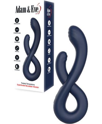 Adam and Eve Twisted Temptations 8.8 Double Ended Bendable Vibrator