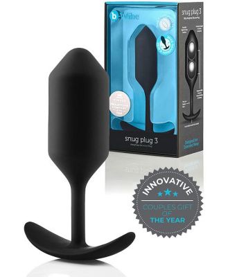 B-Vibe Weighted Silicone 4.7 Snug Butt Plug 3 (180g)