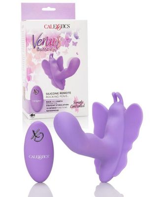 California Exotic Rocking Penis Remote Controlled Butterfly Clitoral Vibrator