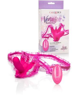 California Exotic Venus Remote Controlled 3.5 Wearable Butterfly Vibrating Stimulator with Removable Straps