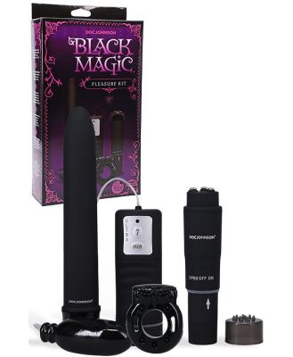 Doc Johnson Black Magic 4 Piece Pleasure Kit