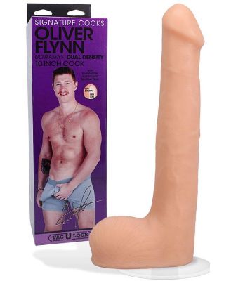 Doc Johnson Signature Cocks Oliver Flynn 10 Realistic Dildo with Suction Cup