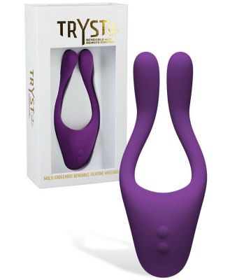 Doc Johnson Tryst 2 Remote Controlled 5.75 Bendable Couple's Vibrator