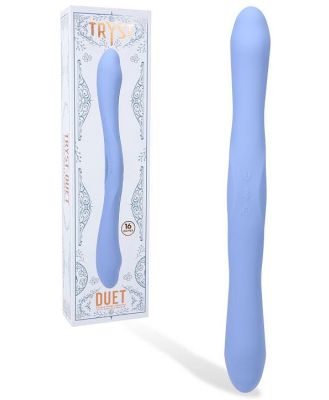 Doc Johnson Tryst Duet 16 Remote Controlled Double Ended Vibrating Dildo