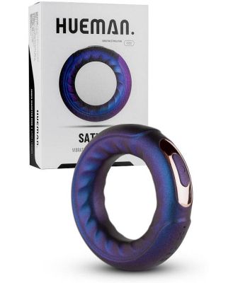 Hueman Saturn Vibrating Cock & Ball Ring