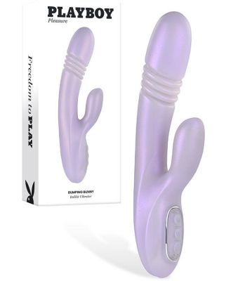 Playboy Bumping Bunny 9 Heated Thrusting Rabbit Vibrator