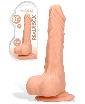 RealRock 10 Suction Cup Realistic Textured Dildo