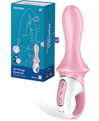 Satisfyer Air Pump Booty 5 App Compatible 7 Inflatable Anal Vibrator