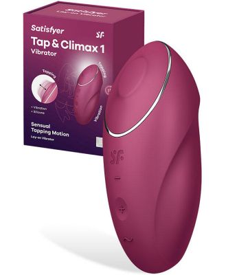 Satisfyer Tap & Climax 1 Sensual 4.3 Tapping Lay On Vibrator