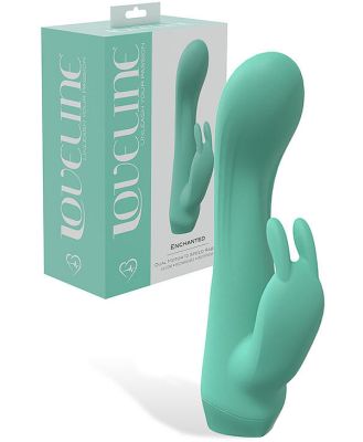 Shots Toys Enchanted 5.3 Rabbit Vibrator with Clitoral Teaser